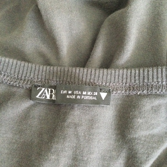 Zara Pullover Short Sleeve Top Size M - Picture 4 of 4